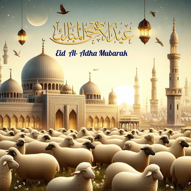 El cartel del Eid al Adha