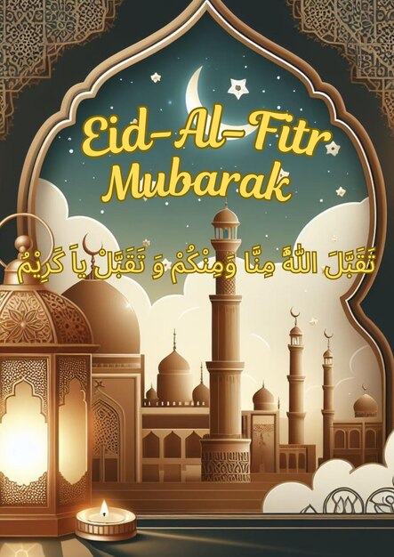 El cartel del Eid AlFitr