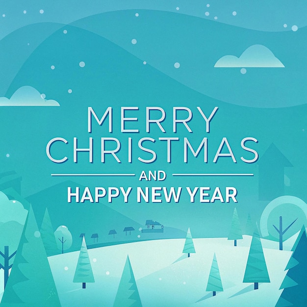 un cartel para Feliz Navidad y Felices Fiestas