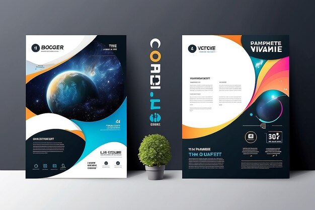 cartel folleto folleto portada diseño diseño espacio para fondo de foto