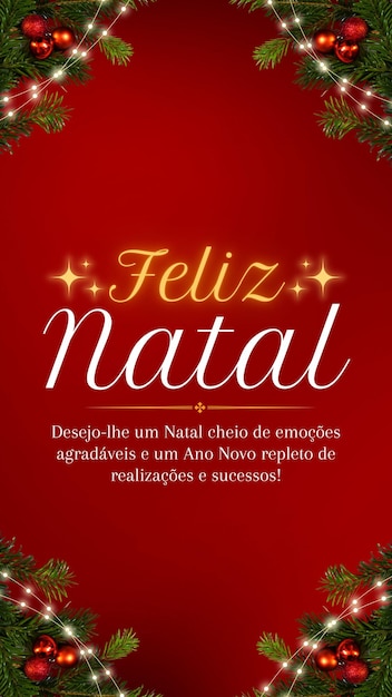 Foto el cartel de la historia de feliz navidad está listo.