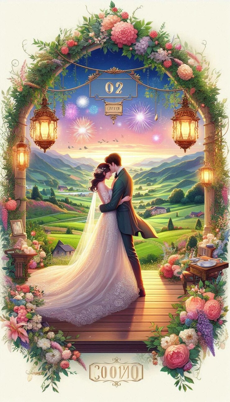 cartel de invitación de boda