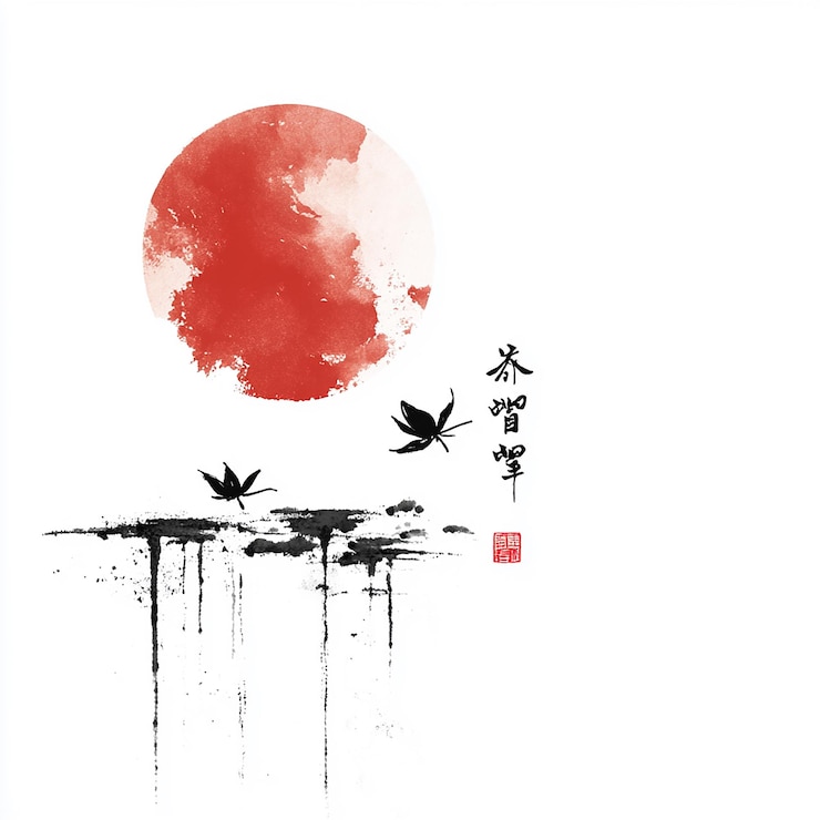 Foto un cartel para japoneses caracteres japoneses con símbolos japoneses en él