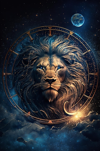 Un cartel para el león de la luna.