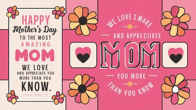 Foto un cartel para mamás mamás y papás que dice que amamos y compartimos