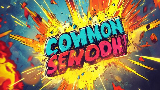un cartel para el masticado común común en la portada