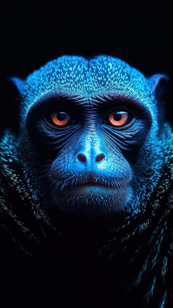 un cartel para el mono de los monos