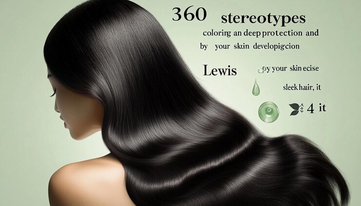 un cartel para una mujer con cabello largo y un letrero que dice estilo de cabello