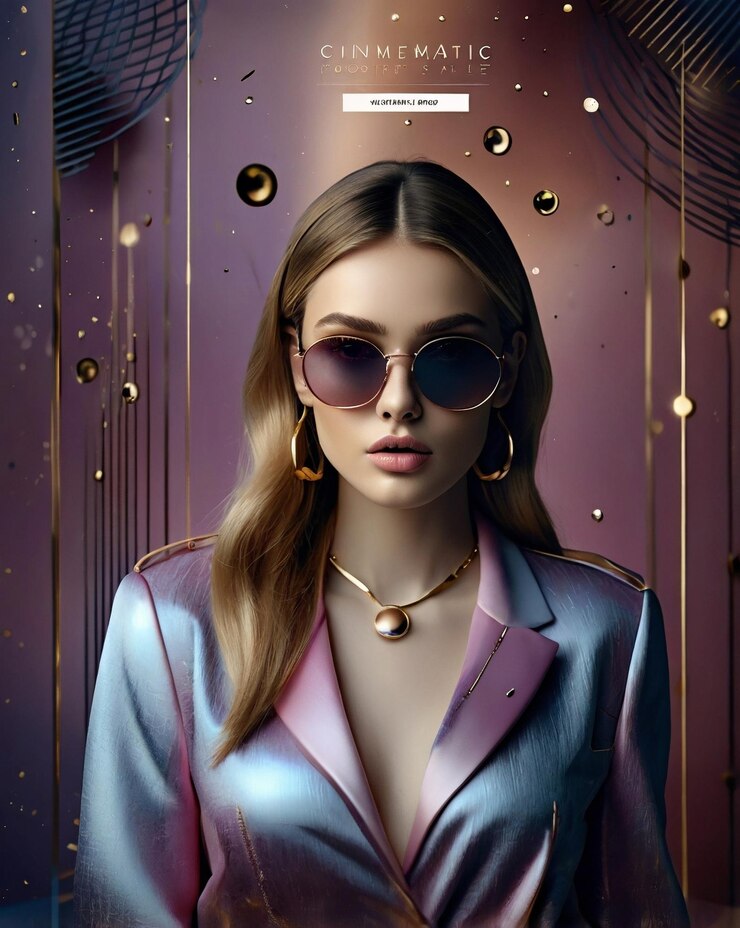 un cartel para una mujer con Pink Fashion Sale Instagram Post con diseño moderno