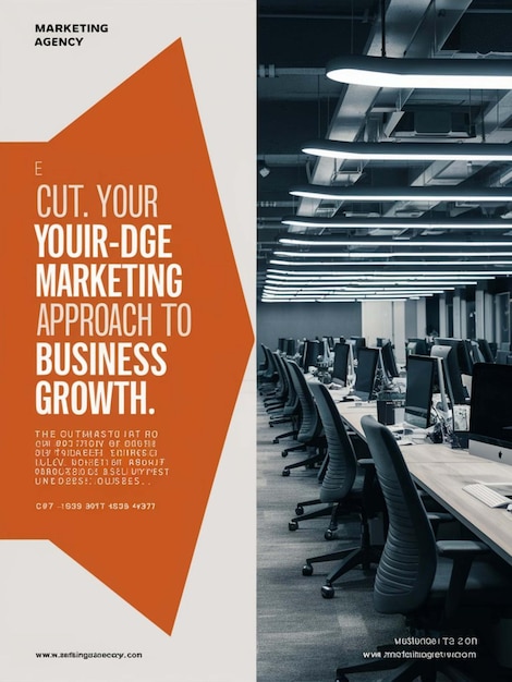 Foto un cartel para un negocio que dice cortar su negocio