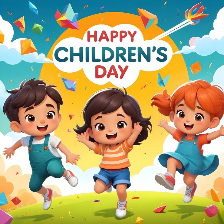 un cartel para niños felices con las palabras niños felices