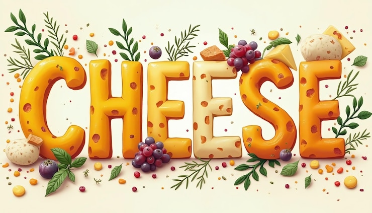 Foto un cartel con las palabras "cheesy" en él