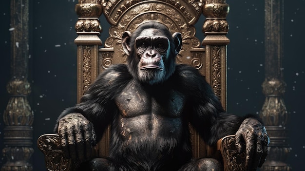 Un cartel de la película El planeta de los simios.