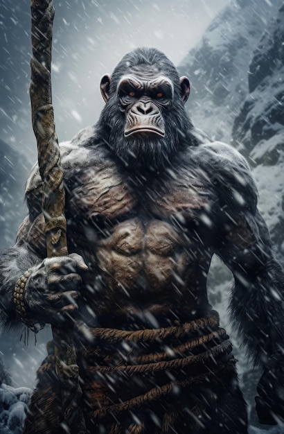 Un cartel de la película El planeta de los simios.