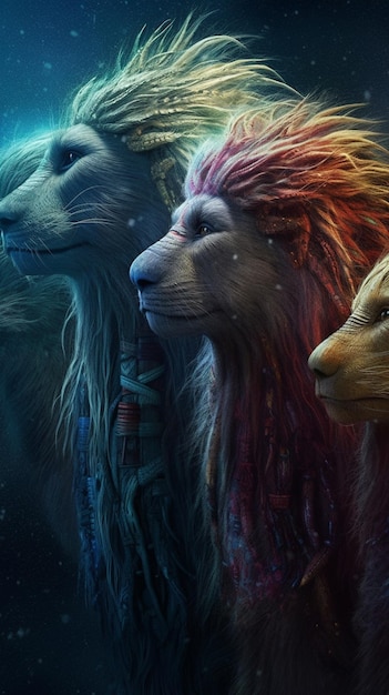 El cartel de la película El Rey León