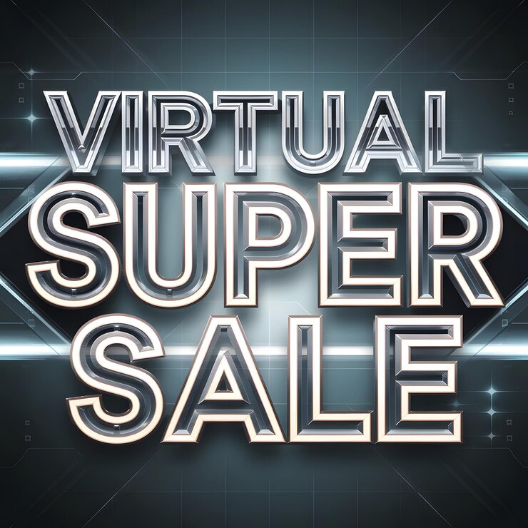 Foto cartel de publicidad digital de descuentos para el cyber monday black friday