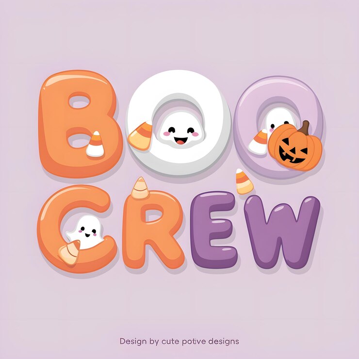 un cartel púrpura con la palabra "b crew" en él