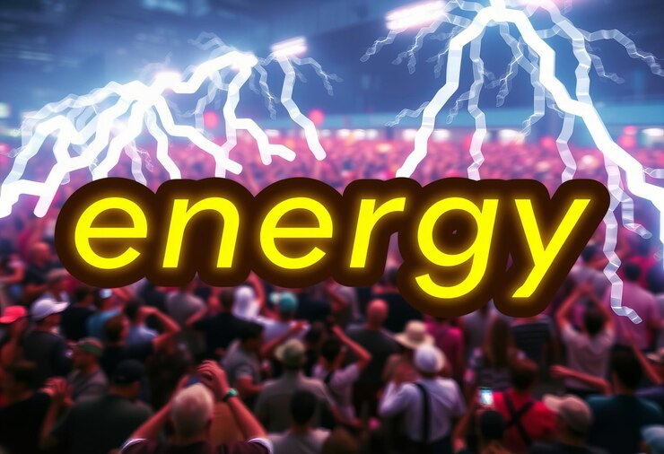 Foto un cartel que dice energía energía energía se muestra