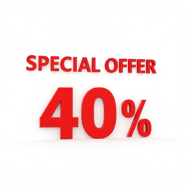 un cartel que dice oferta especial especial en él