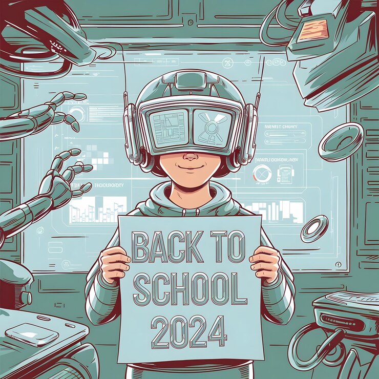 un cartel que dice de vuelta a la escuela está escrito en el año 2010
