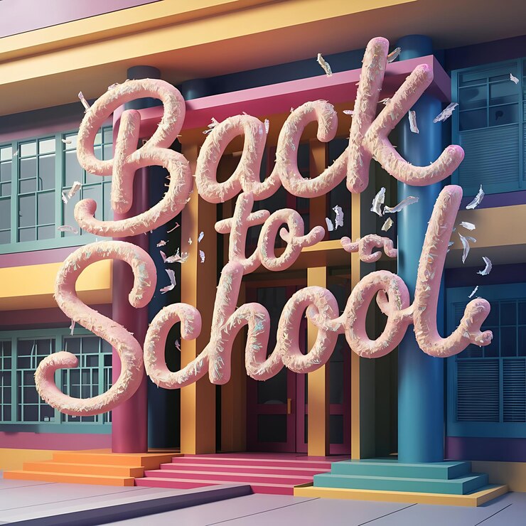Foto un cartel que dice de vuelta a la escuela que dice de regreso a la escuela