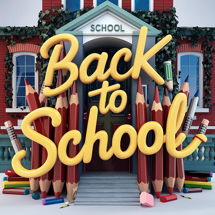 Foto un cartel que dice de vuelta a la escuela que dice de regreso a la escuela