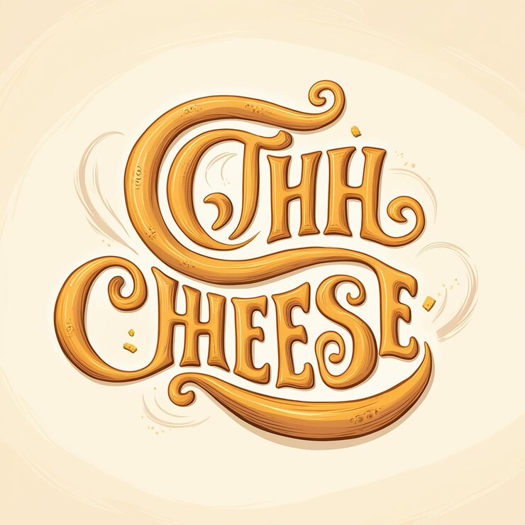 Foto un cartel para quesos cheddar que es de la parte superior