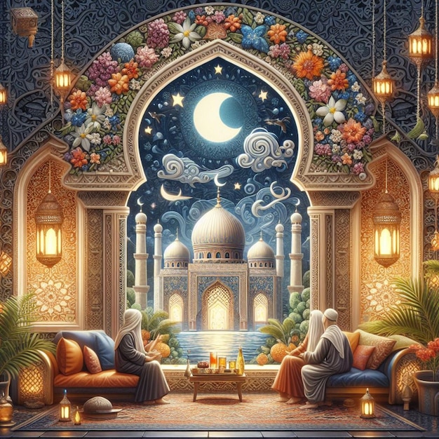 El cartel de Ramadán Mubarak