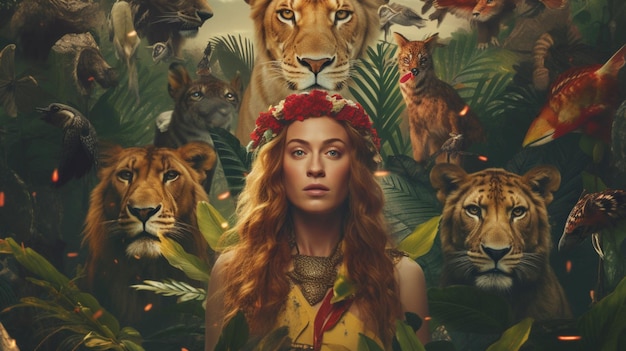 Un cartel para la reina de la selva de la película