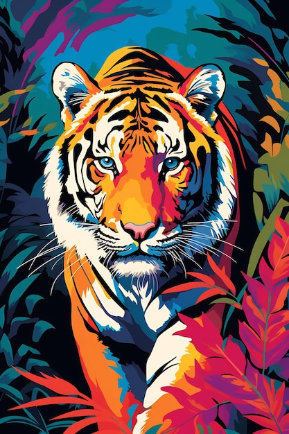 un cartel para un tigre llamado tigre