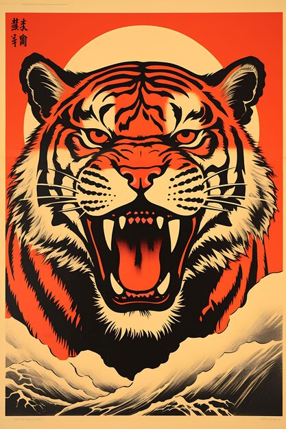 un cartel para el tigre tigre por w j