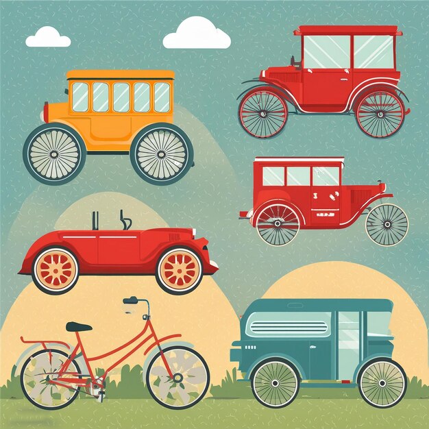 Foto un cartel de un tren con un coche y una bicicleta con las letras ln en él