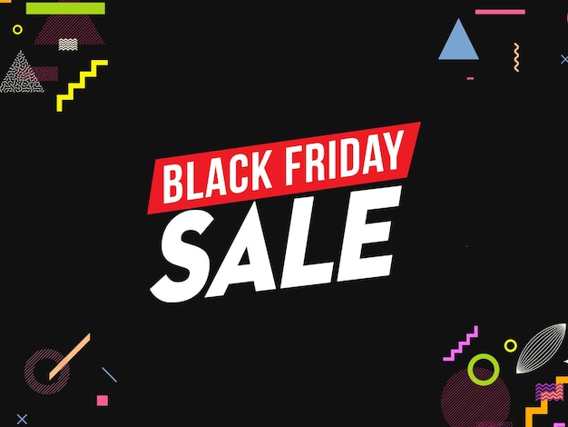 un cartel de venta del viernes negro con las palabras venta del viernes negra en él