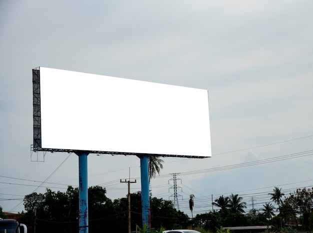 Cartelera en blanco