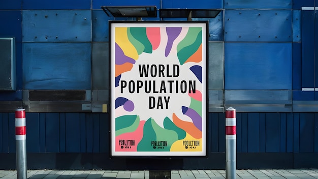 carteles para el Día Mundial de la Población