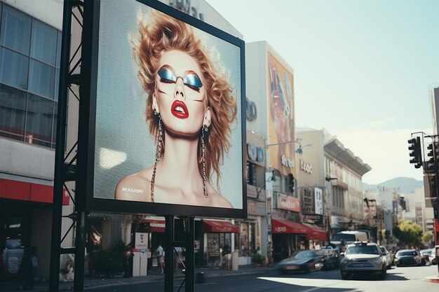 Foto carteles publicitarios en la calle