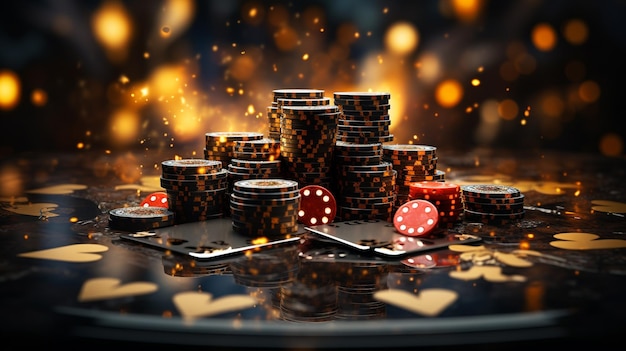 Cartões de cassino roleta jogos de azar vida noturna cassino online pôquer virtual Texas Hold'em pôquer karts jogos de azar tenha sorte jogando fundo tokens de banner