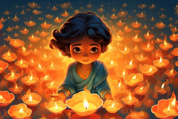 cartões de diwali