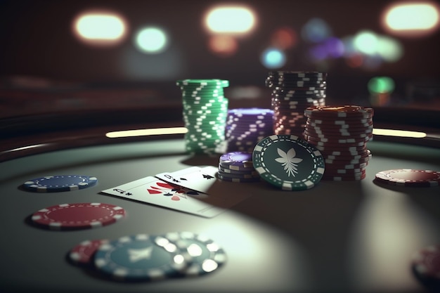 Sala De Pôquer De Mesa De Exibição Superior. Jogos De Pôquer Casino Texas  Holdem Jogos Online De Cartões De Jogo 3d Renderização 3 Ilustração Stock -  Ilustração de limpo, sucesso: 258006167