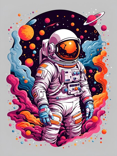 Cartoon-Astronaut