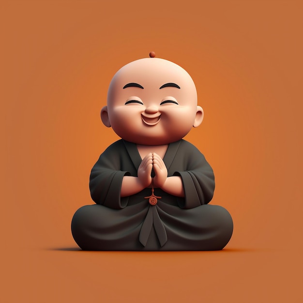 Cartoon-Buddha 3D