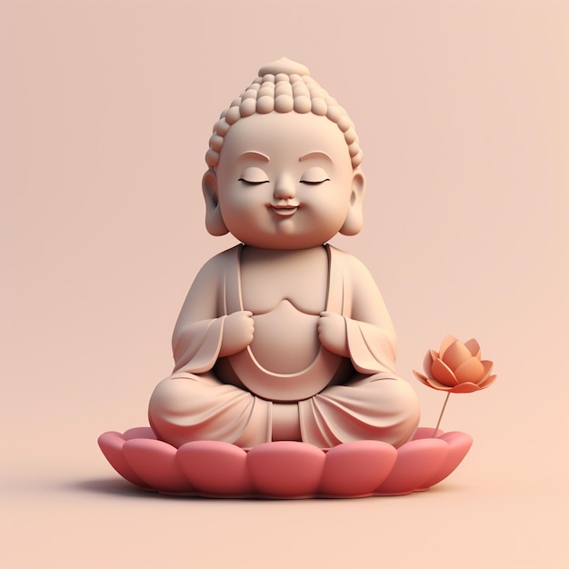 Cartoon-Buddha 3D