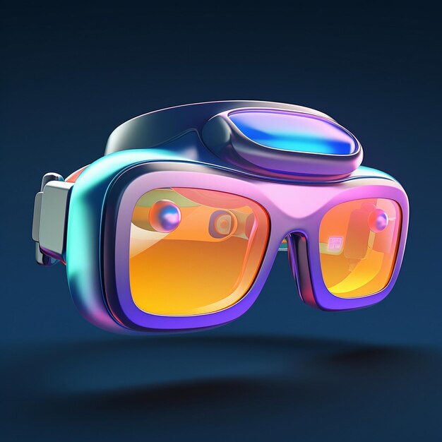 Cartoon-Designer-Sonnenbrille 3d