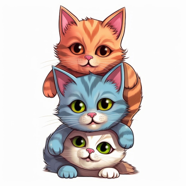 Cartoon-Katzen-Clipart