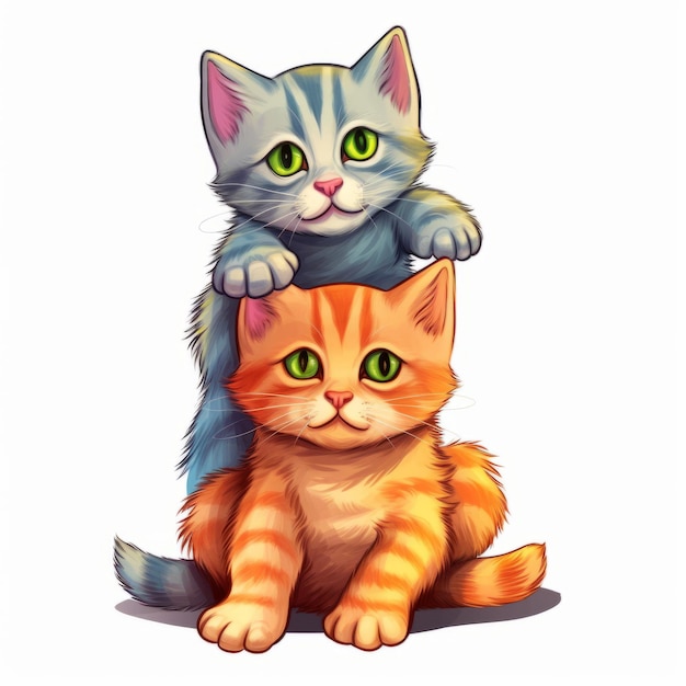 Cartoon-Katzen-Clipart