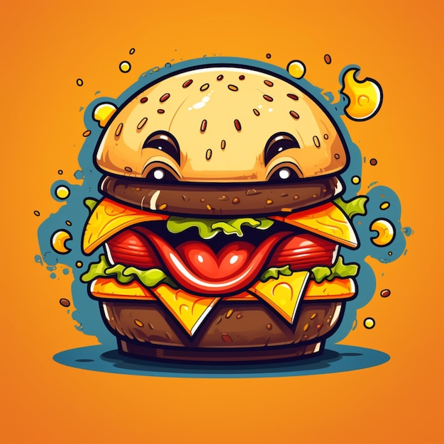 Cartoon-Logo-Burger