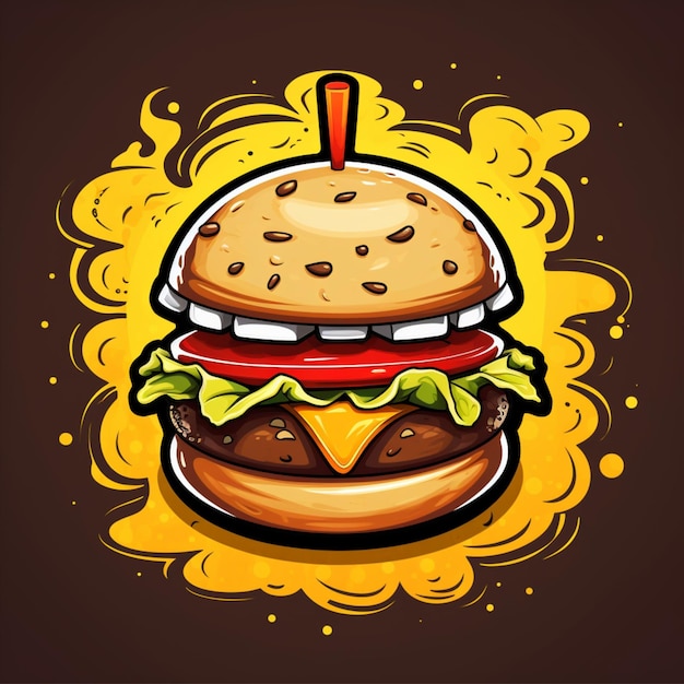 Cartoon-Logo-Burger