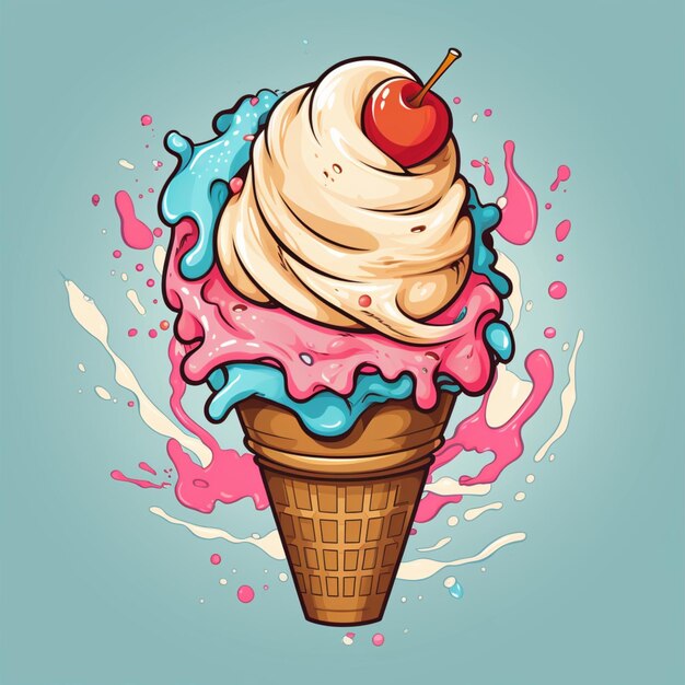 Cartoon-Logo-Eis