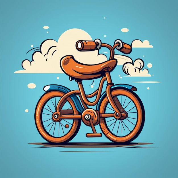 Foto cartoon-logo-fahrrad