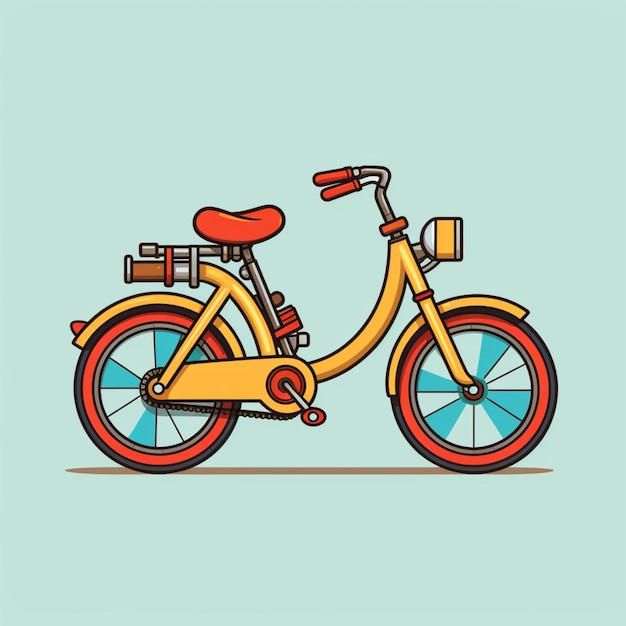 Cartoon-Logo-Fahrrad